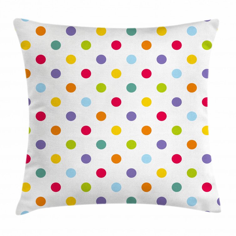 Polka dot outdoor on sale pillows